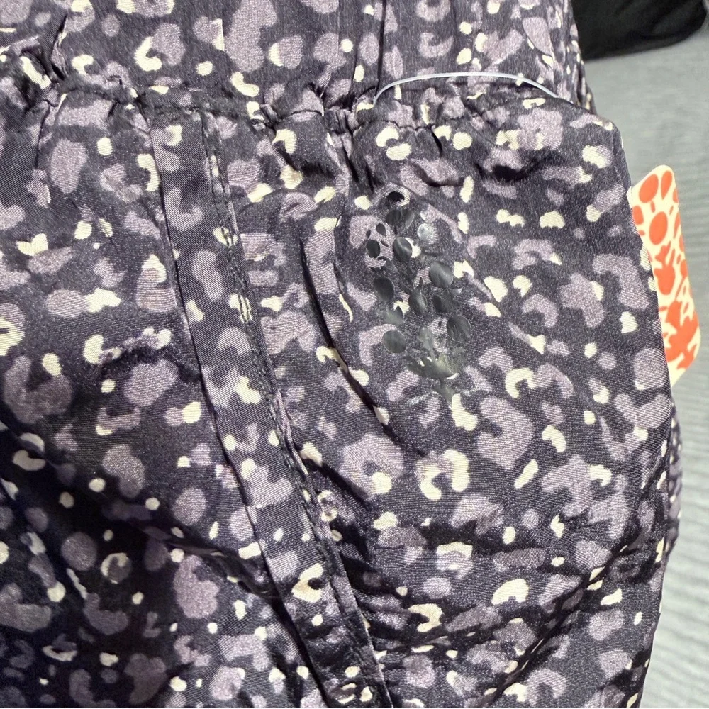 Free People Movement Leopard Print The Way Home Shorts NWT Size Large - Picture 7 of 9